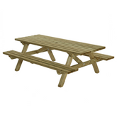 houten picknickbank voor veel mensen grote maat gaat lang mee en is stevig